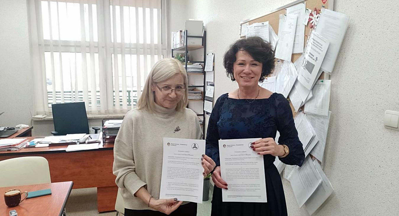 Porozumienie o współpracy z Zespołem Szkolno-Przedszkolnym w Ślesinie