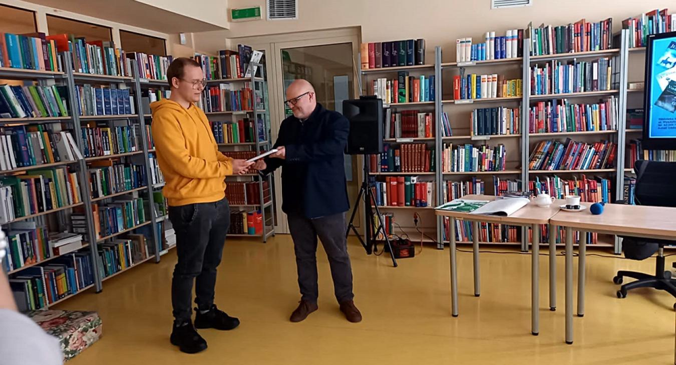 Spotkanie autorskie w Bibliotece im. prof. Mariana Walczaka ANS w Koninie