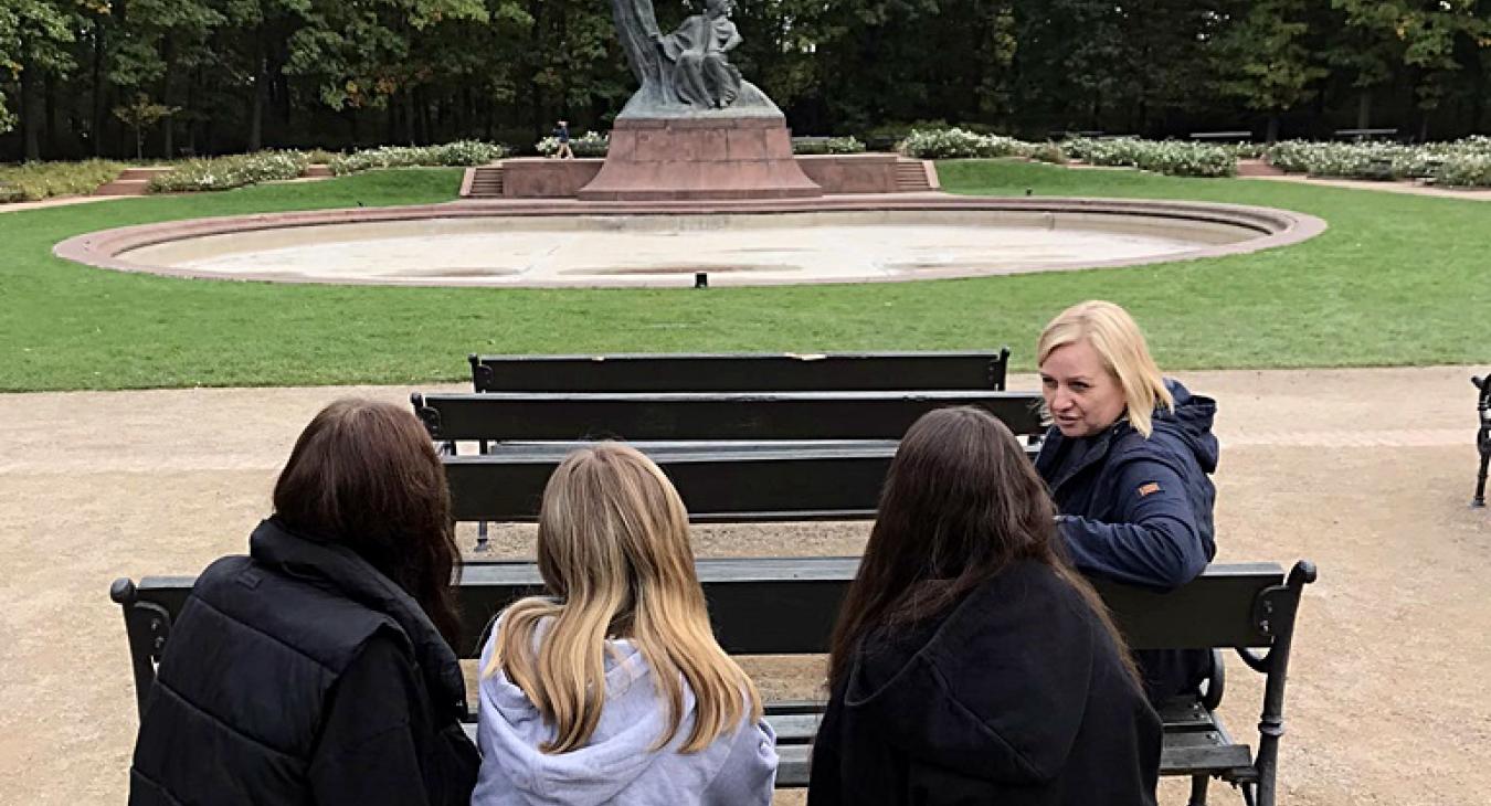 Z kolorami jesieni w Warszawie