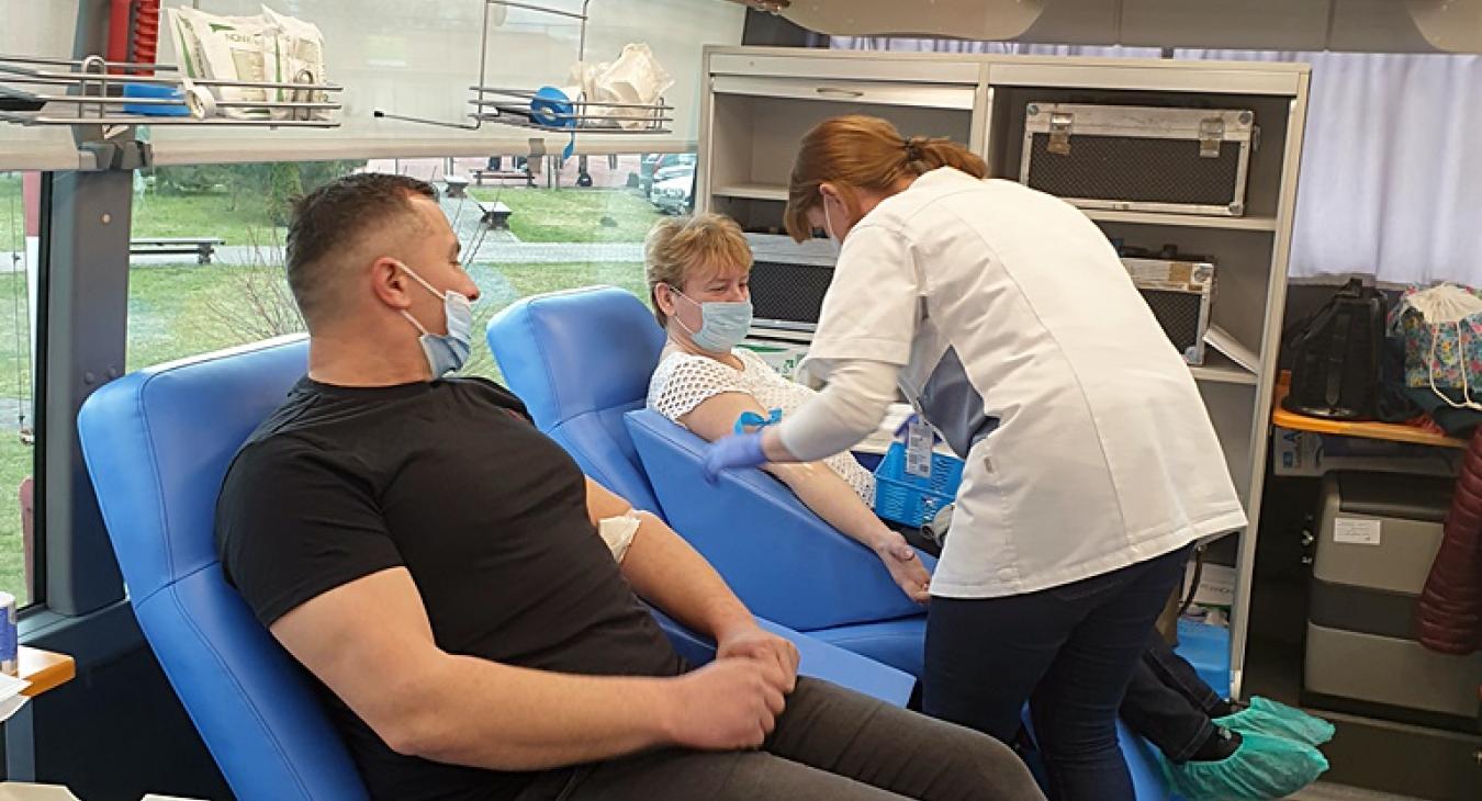 Akcja krwiodawstwa w ZSCKU w Koninie - 08.04.2022 r.