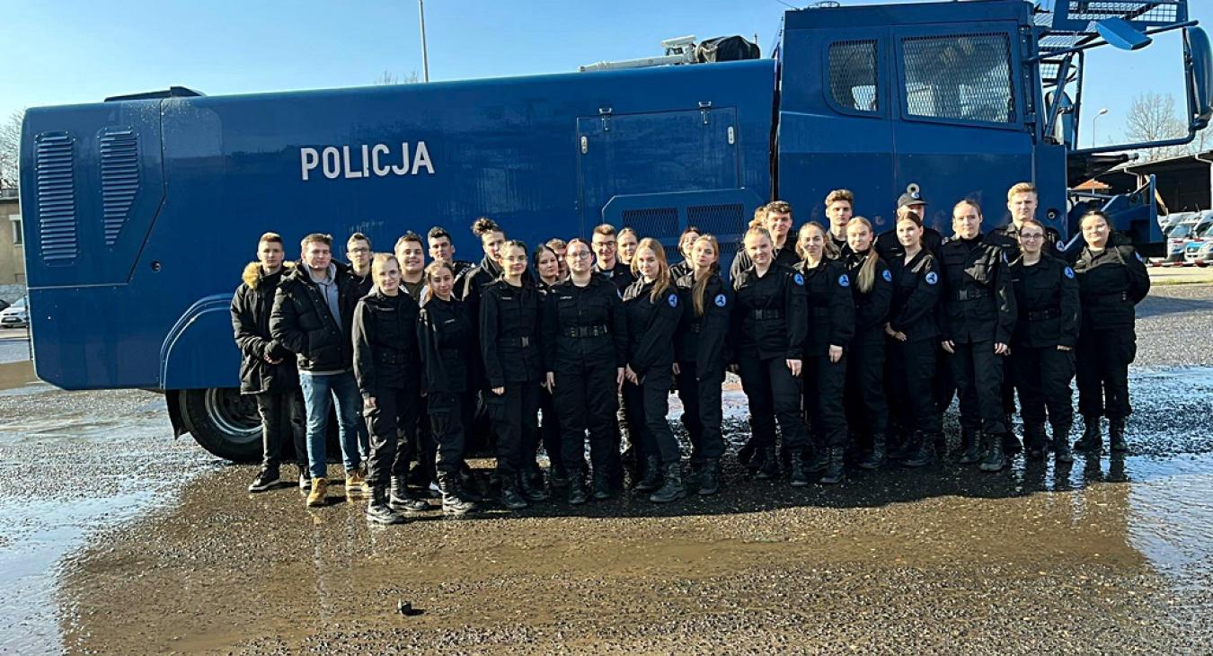 Wycieczka do Wojewódzkiej Komendy Policji w Poznaniu