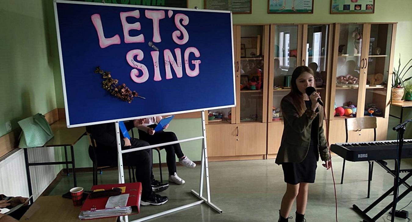 Fotorelacja z Międzyszkolnego Konkursu Piosenki Anglojęzycznej Let's sing!