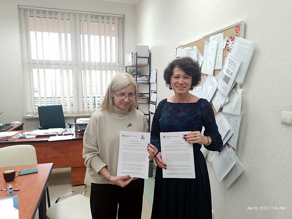 Porozumienie o współpracy z Zespołem Szkolno-Przedszkolnym w Ślesinie